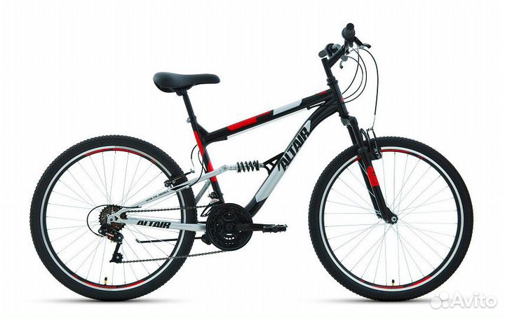 Велосипед двухподвесный altair MTB FS 1.0 26