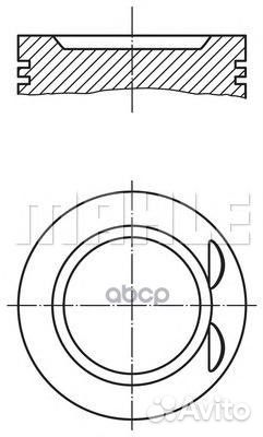 Поршнекомплект 0117301 Mahle/Knecht