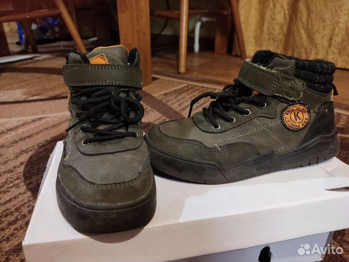 Ботинки демисезонные для мальчика бу