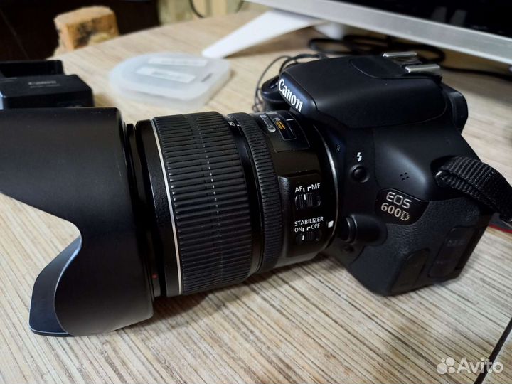 Canon eos 600d+canon ef-s 15-85usм+гелиос и прочее