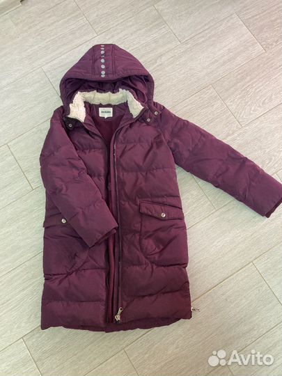 Пальто пуховик зимний