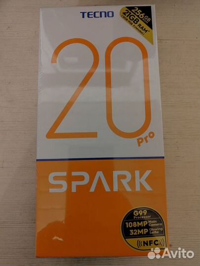 TECNO Spark 20 Pro, 12/256 ГБ