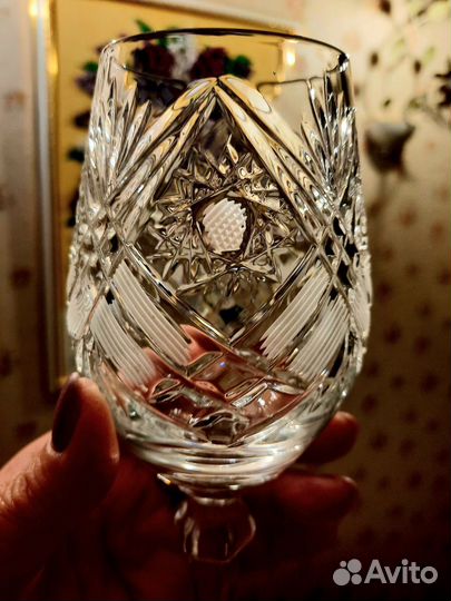 Фужеры хрустальные бокалы для вина