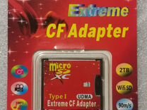Адаптер переходник microSD на CF Compact Flash