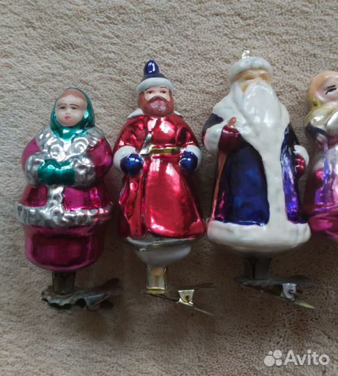 Елочные игрушки СССР Набор Морозко