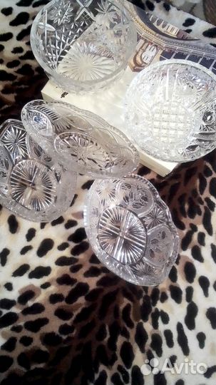 Салатник хрустальные