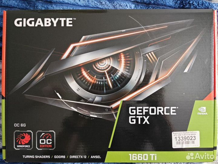 Видеокарта gtx 1660 TI