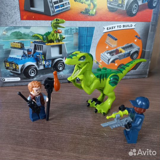 Lego jurassic world 10757 грузовик спасателей