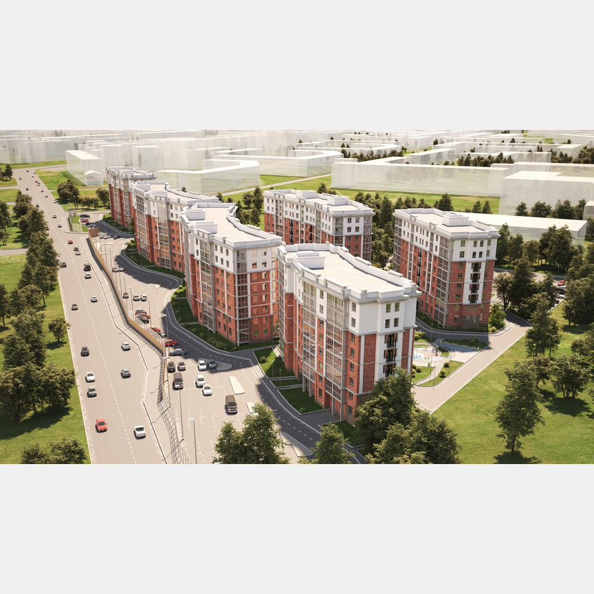 3-к. квартира, 91,7 м², 3/8 эт.