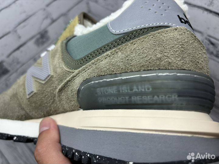 Кроссовки зимние NEW balance stone island 574