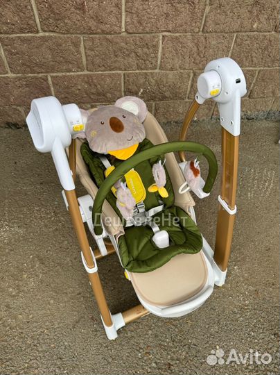 Стульчик для кормления, электрокачели luxmom l3