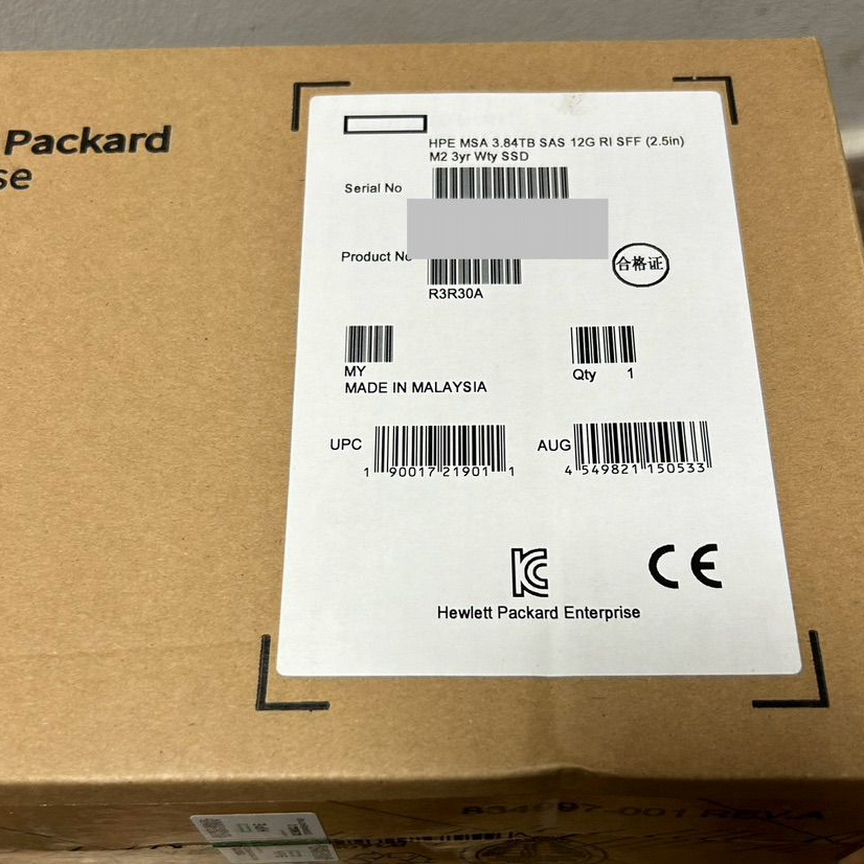 [R3R30A] Жесткий Диск Hp Ssd 3.84tb R3r30a P19558-001 Msa