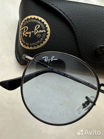 Очки Ray Ban Round metal 3447 прозрачные