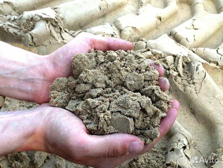 Песок с доставкой (карьерный, мытый)