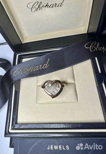 Кольцо Chopard Happy Diamonds Heart оригинал