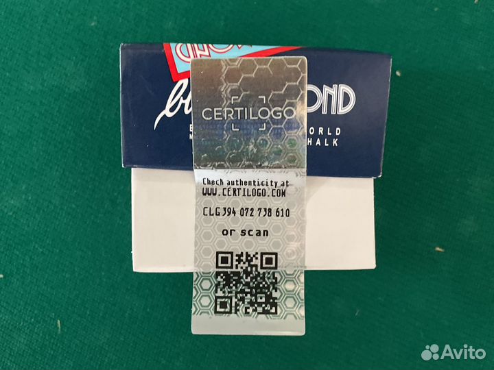 Мел blue diamond longoni blue 2шт
