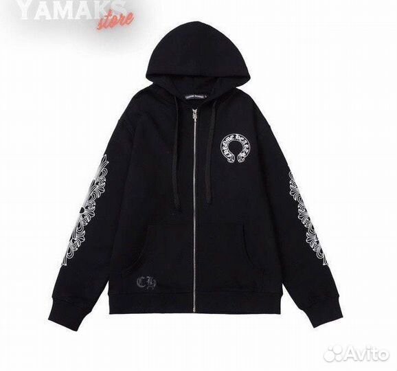 Зип худи Chrome Hearts черный (S-2XL)