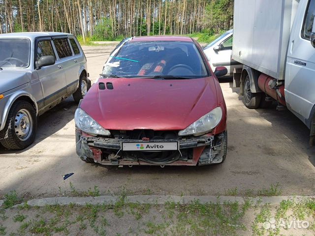 Peugeot 206 1.4 AT, 2007, битый, 138 000 км