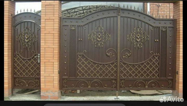 Кованные ворота любой сложности