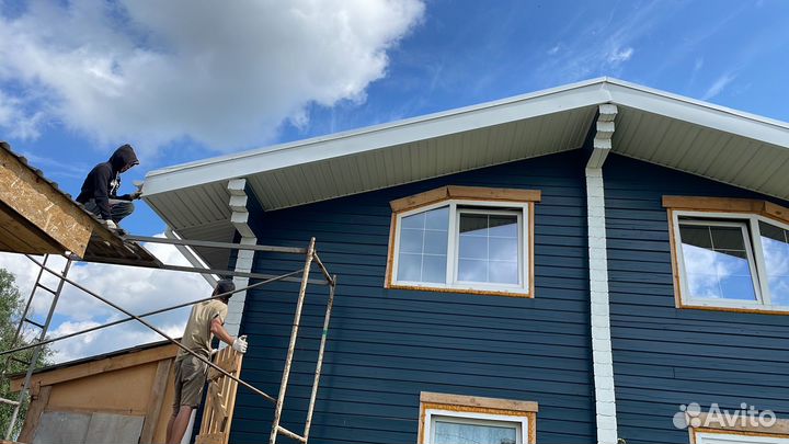 Отделка фасада. Ремонт кровли