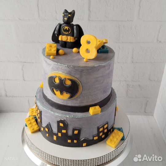 Двухъярусный торт Новый год Черноголовка