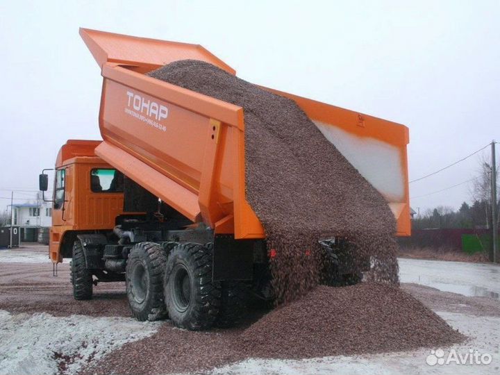 Песок \ Земля карьерный крупный от 3кубов