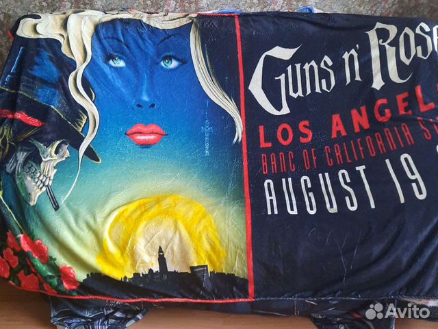 Плед / покрывало/одеяло Kiss Guns Rouses объявление продам