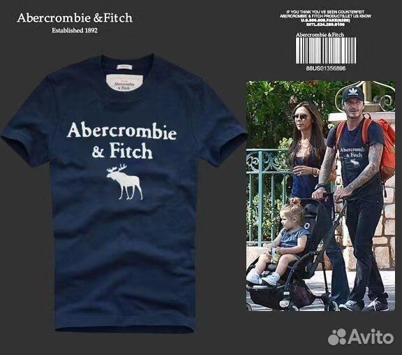 Abercrombie fitch футболки новые мужские