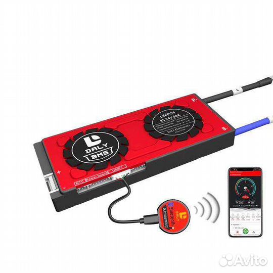 Smart BMS Daly lifepo4 4s 12v 80a с Bluetooth
