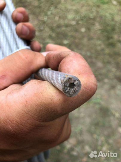 Стальной трос в пвх оплетке 10мм