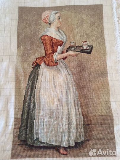 Вышивка крестом картина «Шоколадница»