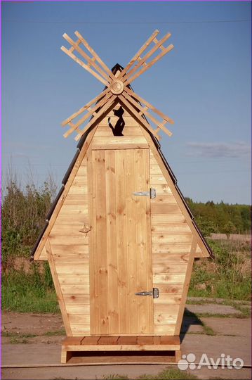 Уличный туалет с установкой