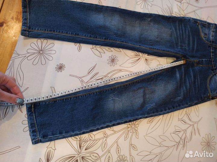 Джинсовый комбинезон для девочки 116