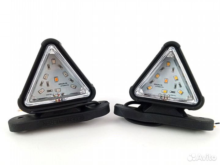 Фонари габаритные Треугольные LED 12/24 в