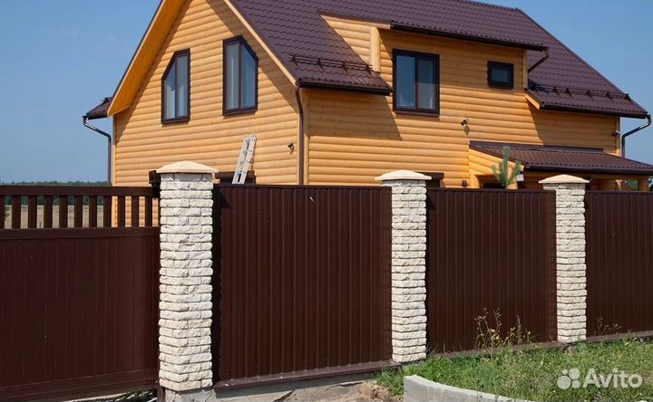 Забор из профлиста замер бесплатно качественно