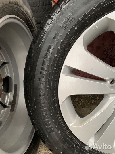 Комплект зимних колес r18 на kia sportage