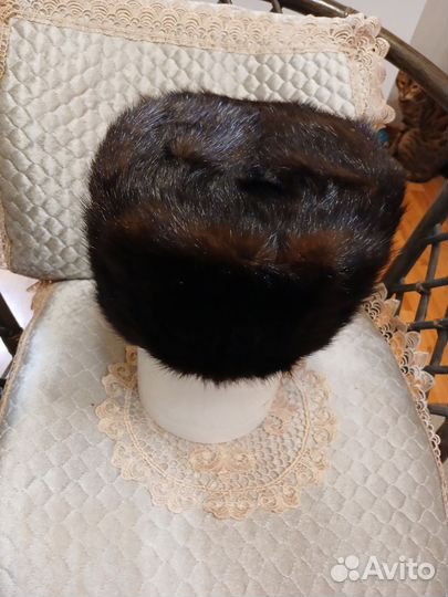 Норковая шапка мужская