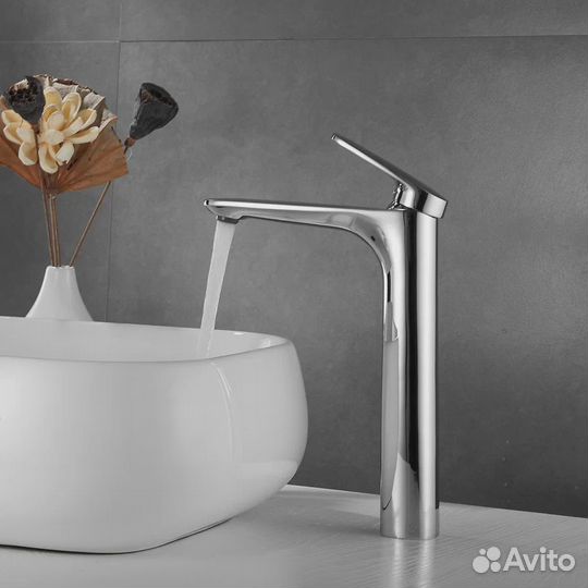 Смеситель для раковины Shevanik S8511, хром