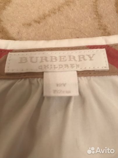 Рубашка для девочки Burberry 11