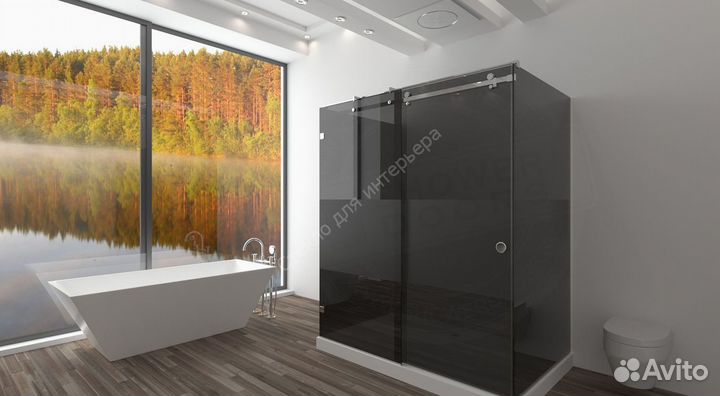 Душевая перегородка из стекла