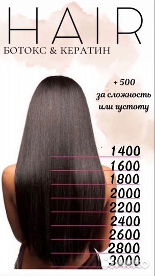 Кератиновое выпрямление