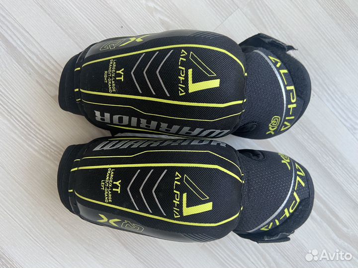 Налокотники хоккейные детские warrior alpha