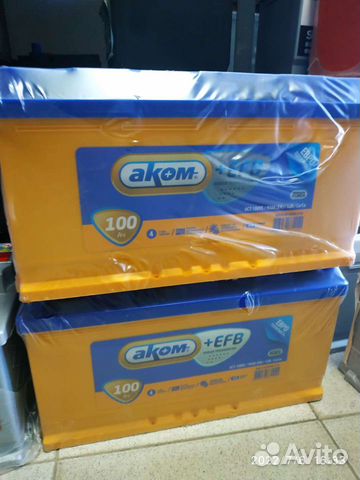 Аккумулятор Аком 100а+EFB