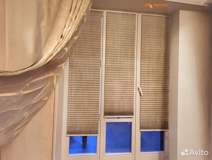 Рулонные шторы плиссе. Замер бесплатно