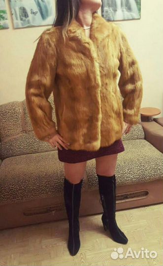 Шуба из ласки