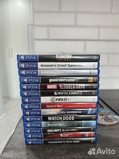 Диски на Sony playstation 4