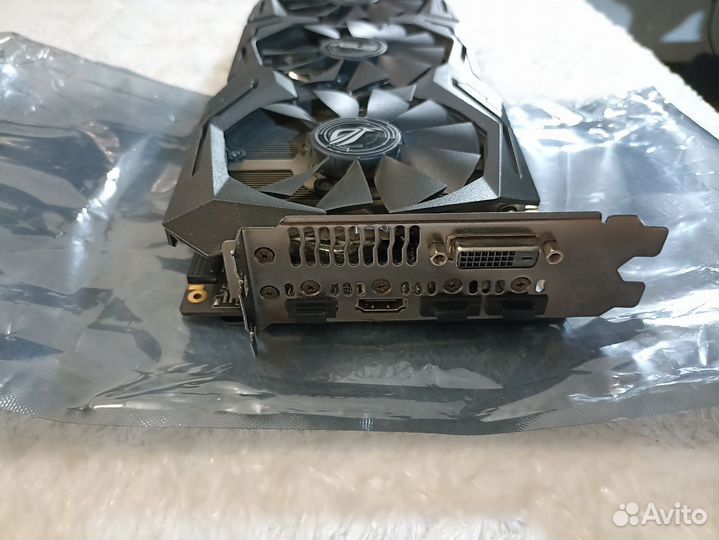 Видеокарта Asus GeForce GTX 1070 strix OC 8192MB