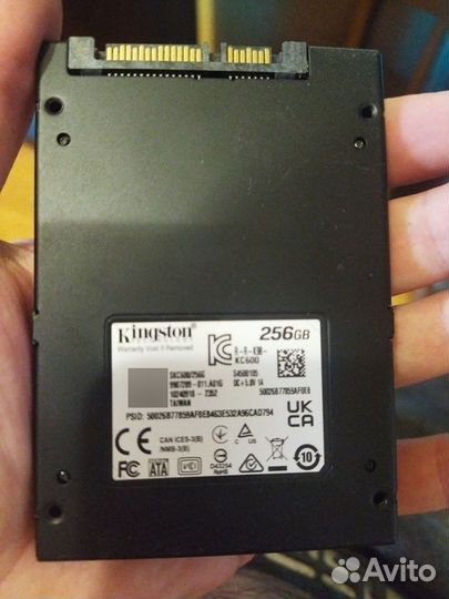 Жёсткий диск SSD 256gb Kingston