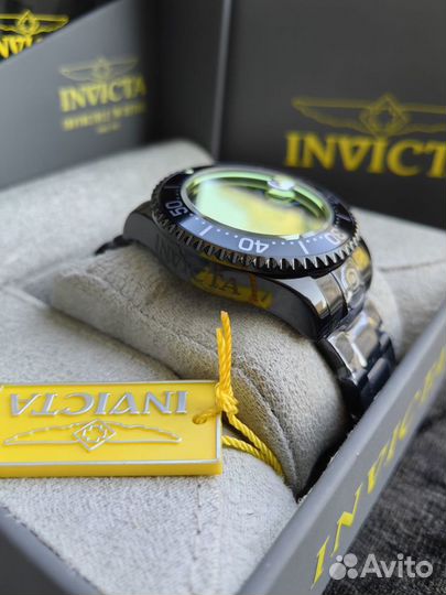 Чёрные Механические Часы Invicta Grand Diver