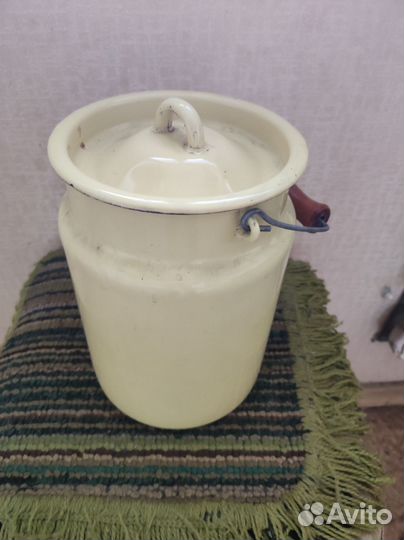 Бидон эмалированный СССР Б/У